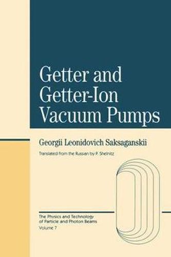 Cover image for Getter and Getter-Ion Vacuum Pumps