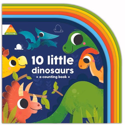 Cover image for 1 2 3 Count with Me 10 Little Dinosaurs