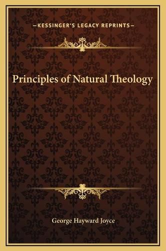 Principles of Natural Theology