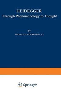 Cover image for Heidegger: Through Phenomenology to Thought