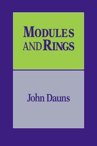 Cover image for Modules and Rings