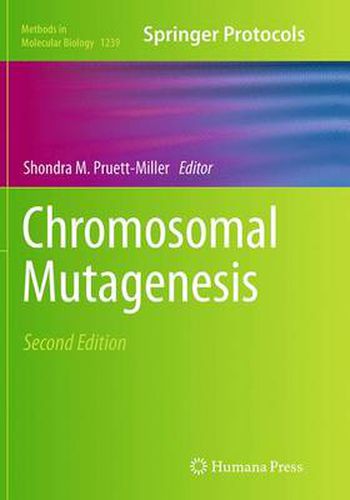 Cover image for Chromosomal Mutagenesis