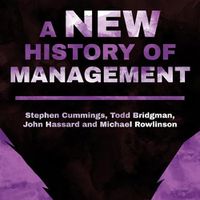 Cover image for A New History of Management