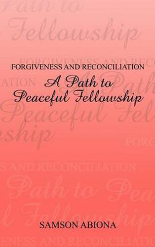 Cover image for Forgiveness and Reconciliation