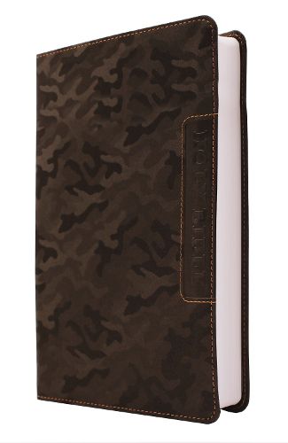 Cover image for NIV, Boys' Bible, Leathersoft, Brown Camo, Comfort Print