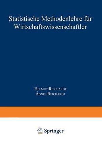 Cover image for Statistische Methodenlehre Fur Wirtschaftswissenschaftler