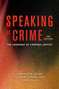 Cover image for Speaking of Crime