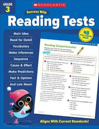 Cover image for Scholastic Success with Reading Tests Grade 3
