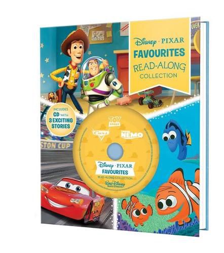 Cover image for Disney Pixar Favourites: Read-Along Storybook and CD Collection (3-in-1 Deluxe Bind-Up)