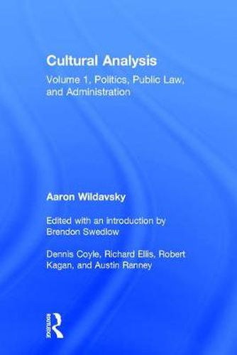 Cover image for Cultural Analysis