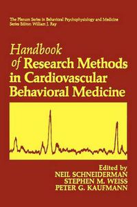 Cover image for Handbook of Research Methods in Cardiovascular Behavioral Medicine