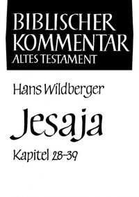 Cover image for Jesaja (Kapitel 28-39): Studienausgabe