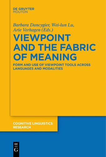 Cover image for Viewpoint and the Fabric of Meaning: Form and Use of Viewpoint Tools across Languages and Modalities