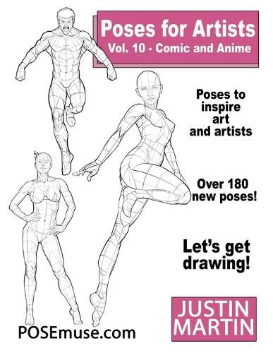 Cover image for Poses for Artists Volume 10 Comic and Anime