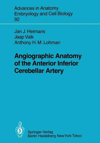 Cover image for Angiographic Anatomy of the Anterior Inferior Cerebellar Artery