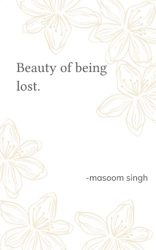 Cover image for Beauty of being lost
