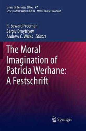 Cover image for The Moral Imagination of Patricia Werhane: A Festschrift