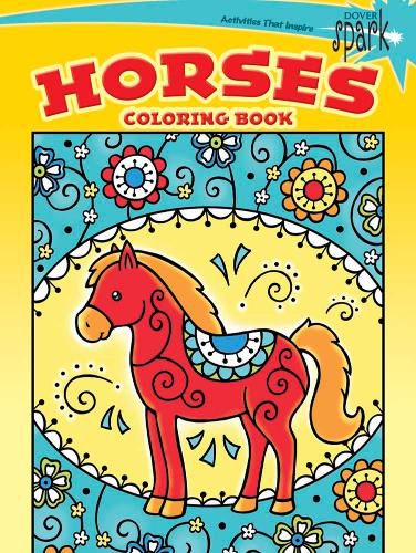 Cover image for SPARK -- Horses Coloring Book