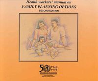 Cover image for Health Workers' Manual on Family Planning Options