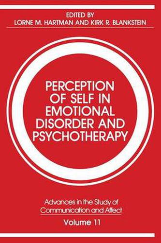 Cover image for Perception of Self in Emotional Disorder and Psychotherapy