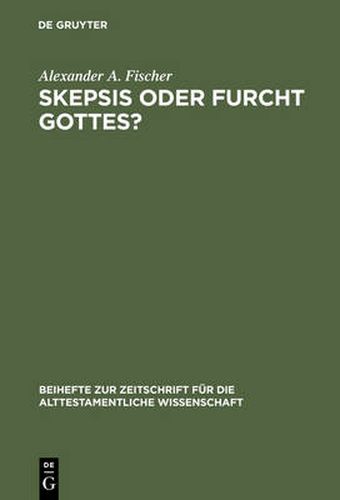 Cover image for Skepsis Oder Furcht Gottes?