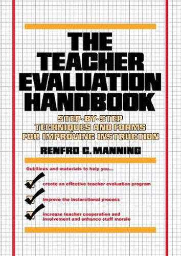 Cover image for Teacher's Evaluation Handbook: Step-by-Step Techniques and Forms for Improving Instruction