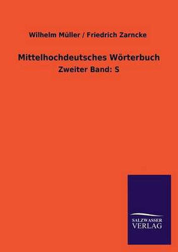 Cover image for Mittelhochdeutsches Worterbuch