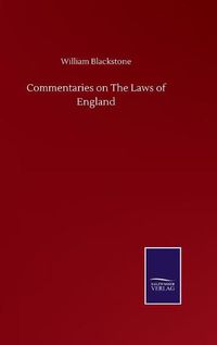 Cover image for Commentaries on The Laws of England