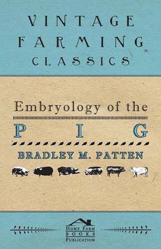 Cover image for Embryology of The Pig