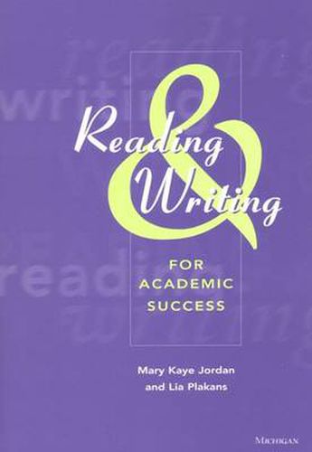 Cover image for Reading and Writing for Academic Success