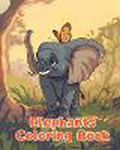 Cover image for Elephants Coloring Book