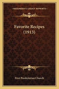 Cover image for Favorite Recipes (1913)