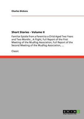 Cover image for Short Stories - Volume II