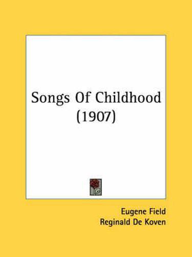 Cover image for Songs of Childhood (1907)