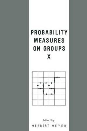 Cover image for Probability Measures on Groups X