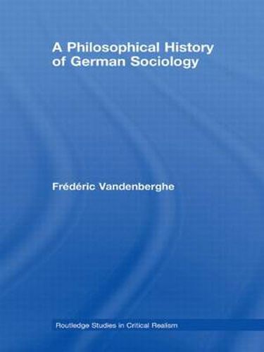 Cover image for A Philosophical History of German Sociology