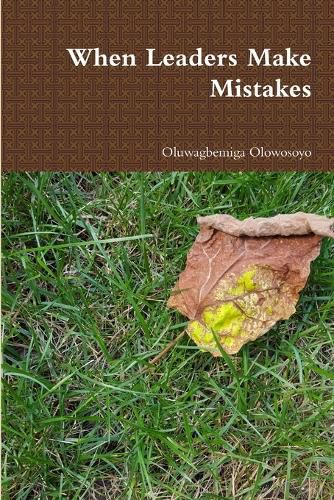 Cover image for When Leaders Make Mistakes