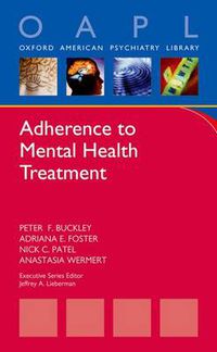 Cover image for Adherence to Mental Health Treatment