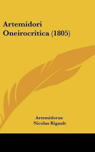 Artemidori Oneirocritica (1805)