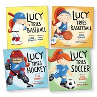 Cover image for Lucy Tries Team Sports Four Pack