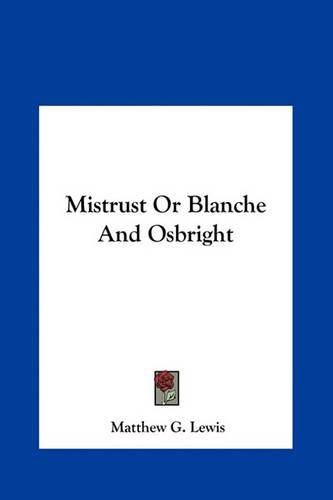 Mistrust or Blanche and Osbright