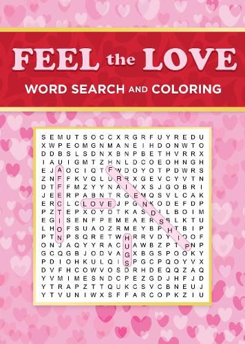 Cover image for Feel the Love Word Search and Coloring
