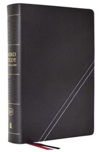 Cover image for KJV, Word Study Reference Bible, Bonded Leather, Black, Red Letter, Thumb Indexed, Comfort Print: 2,000 Keywords that Unlock the Meaning of the Bible