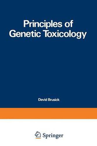 Cover image for Principles of Genetic Toxicology