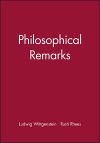 Cover image for Philosophical Remarks
