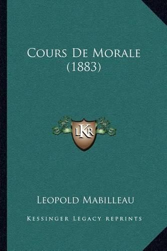 Cours de Morale (1883)