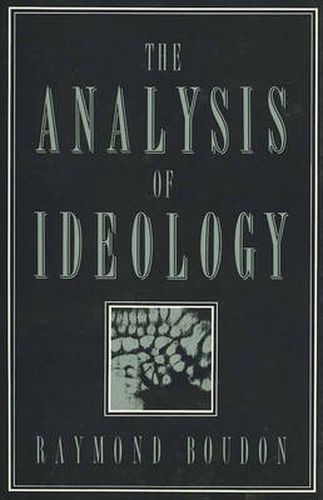 Cover image for The Analysis of Ideology