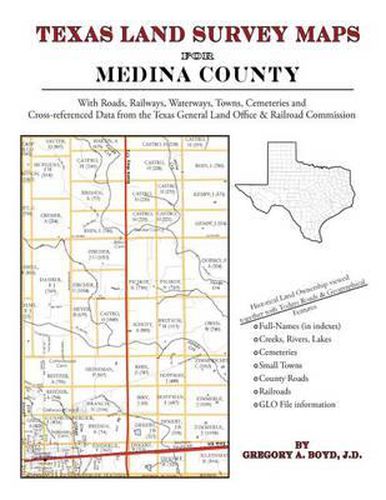 Texas Land Survey Maps for Medina County