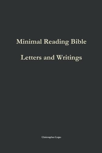Cover image for Minimal Reading Bible: Letters and Writings