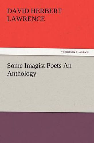 Cover image for Some Imagist Poets An Anthology